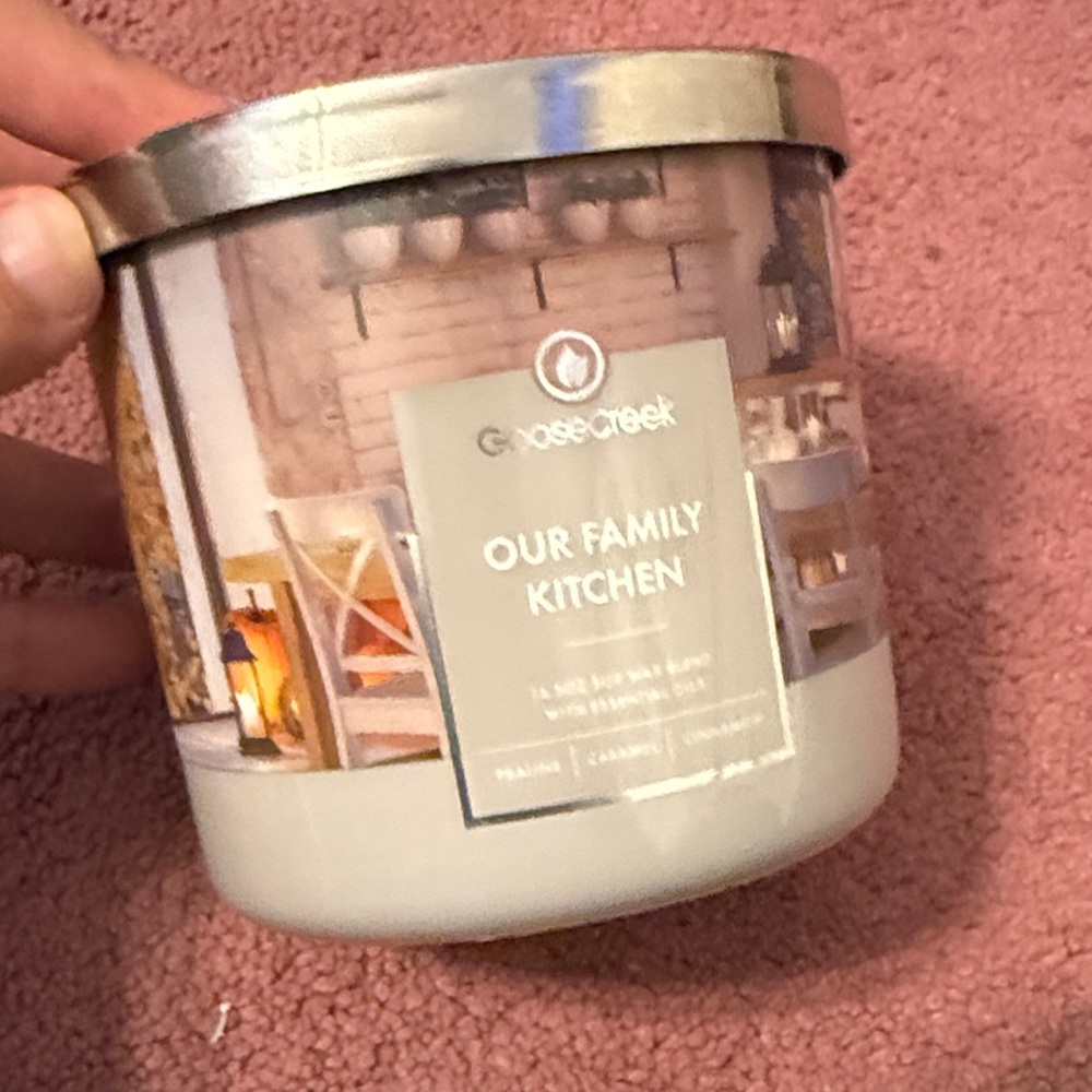 New Goose Creek Our Family Kitchen Candle - Cream